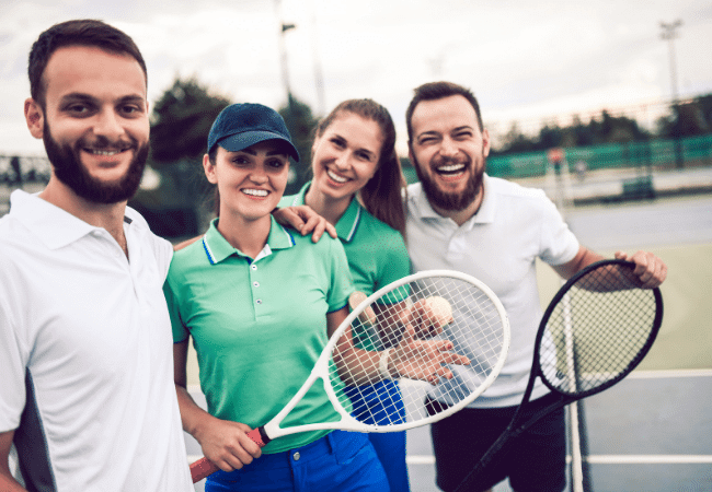 social interaction is a tennis health benefit